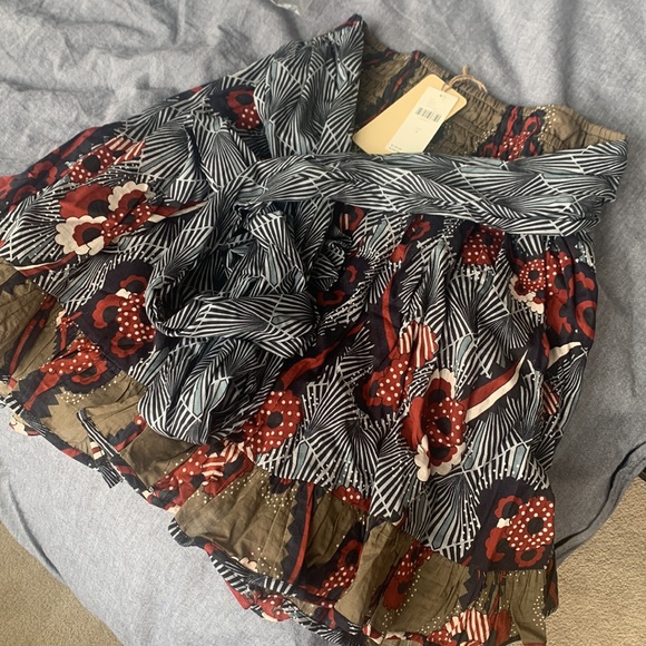 Let Me Be Belted A-Line Mini Skirt (Anthropologie) - Picture 5 of 5